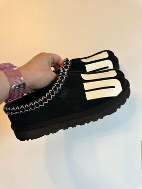 UGG Black Tasman Suede Slip-On Moccasin NWOT